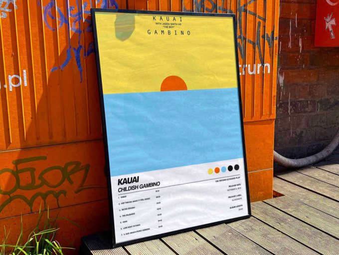 Childish Gambino &Quot;Kauai&Quot; Album Cover Poster For Home Room Decor #6 2