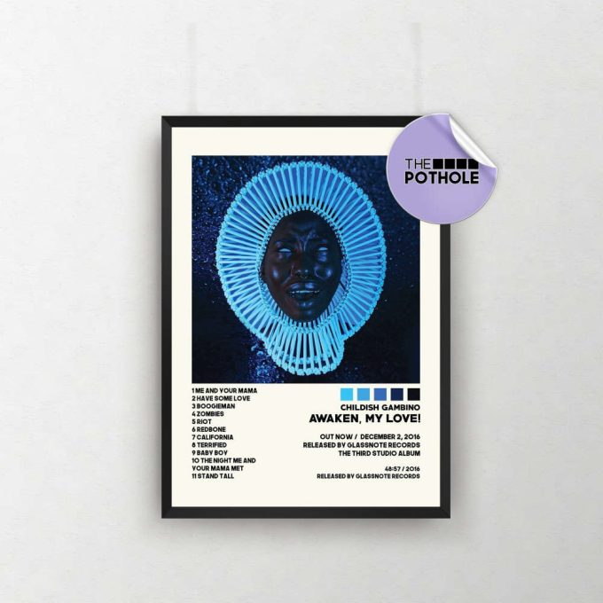 Childish Gambino Posters / Awaken, My Love! Poster / Album Cover Poster / Poster Print Wall Art / Custom Poster / Home Decor 2