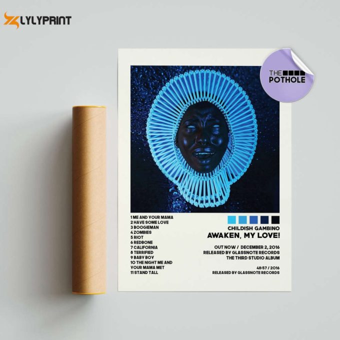 Childish Gambino Posters / Awaken, My Love! Poster / Album Cover Poster / Poster Print Wall Art / Custom Poster / Home Decor 1