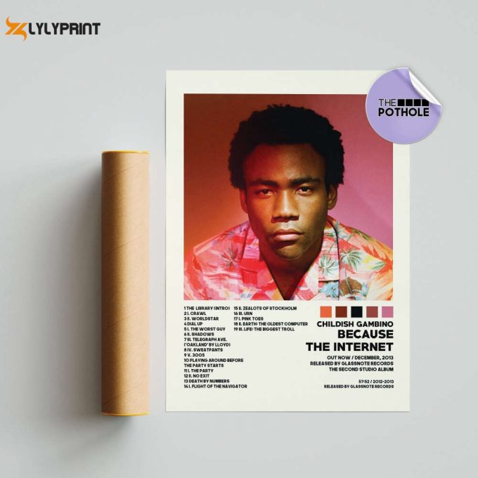 Childish Gambino Posters / Because The Internet Poster / Album Cover Poster / Poster Print Wall Art / Custom Poster / Home Decor 1