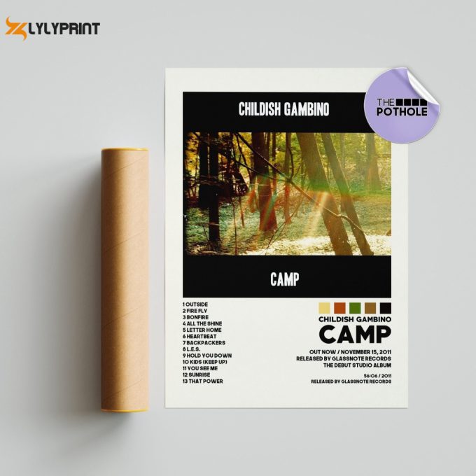 Childish Gambino Posters / Camp Poster / Album Cover Poster / Poster Print Wall Art / Custom Poster / Home Decor / Childish Gambino Camp 1