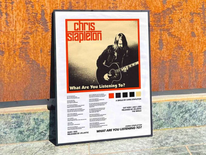 Chris Stapleton &Quot;What Are You Listening To&Quot; Album Cover Poster #2 8