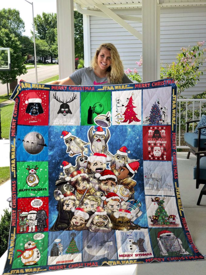 Christmas Quilt Blanket For Fans Home Decor Gift 2