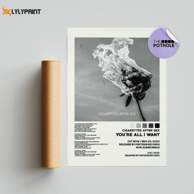 Cigarettes After Sex Posters / You'Re All I Want Poster, Cigarettes After Sex, Album Cover Poster, Print Wall Art, Music Poster, Home Decor 1