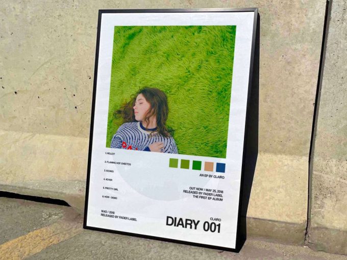 Clairo &Quot;Diary 001&Quot; Album Cover Poster #2 2