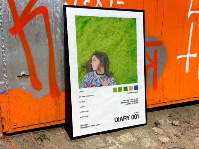 Clairo &Quot;Diary 001&Quot; Album Cover Poster #2 3