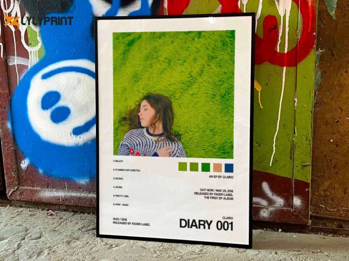 Clairo &Amp;Quot;Diary 001&Amp;Quot; Album Cover Poster #2 1