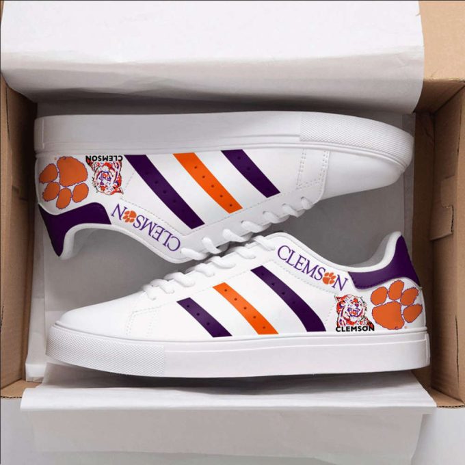 Clemson Tigers 2 Skate Shoes For Men Women Fans Gift 3