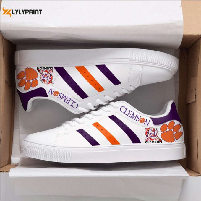 Clemson Tigers 2 Skate Shoes For Men Women Fans Gift 1