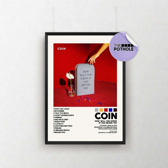 Coin Posters / How Will You Know If You Never Try Poster / Album Cover Poster / Poster Print Wall Art / Custom Poster / Home Decor, Coin 2