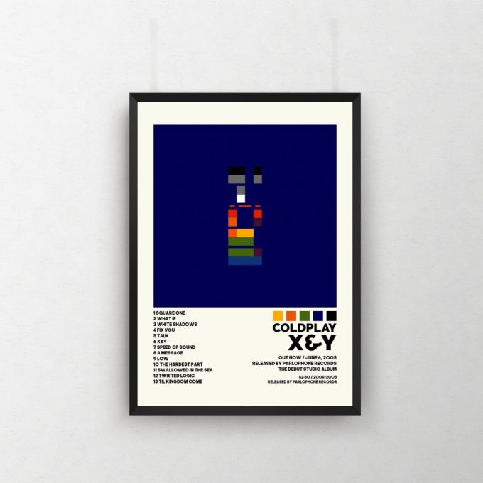 Coldplay Posters / X&Amp;Y Poster, Album Cover Poster, Poster Print Wall Art, Coldplay, X And Y 2