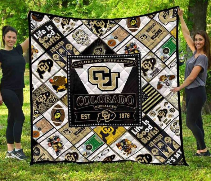 Colorado Buffaloes 1 Quilt Blanket For Fans Home Decor Gift 2