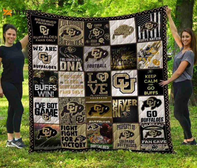 Colorado Buffaloes 2 Quilt Blanket For Fans Home Decor Gift 1