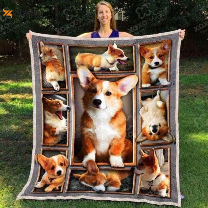 Corgi 291Awesome 3D Customized Quilt 1