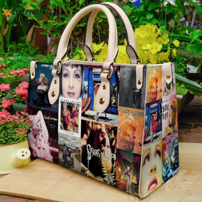 Cyndi Lauper Leather Handbag Gift For Women 1