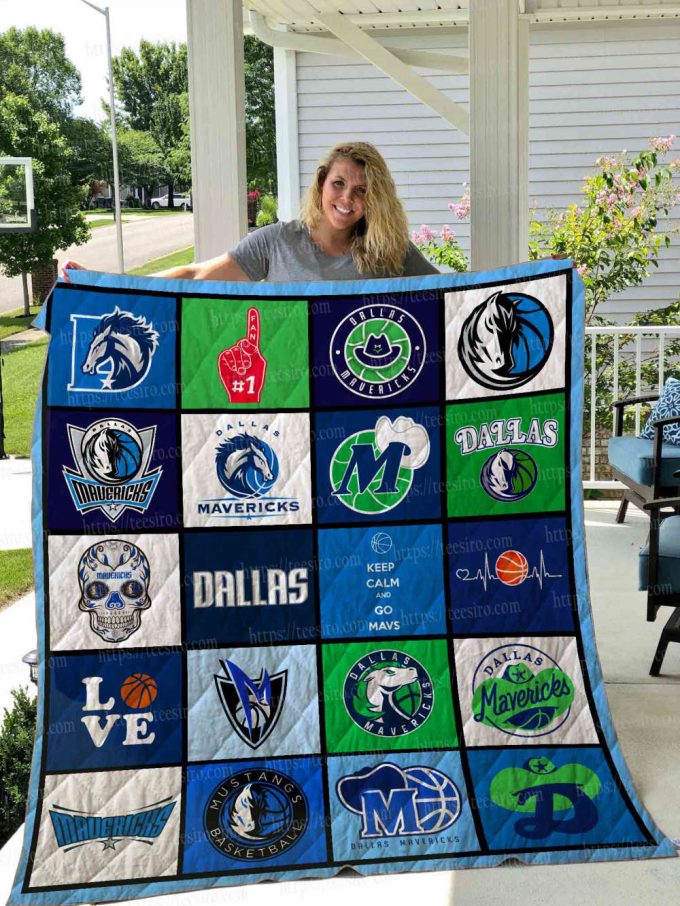 Dallas Mavericks 1 Quilt Blanket For Fans Home Decor Gift 2