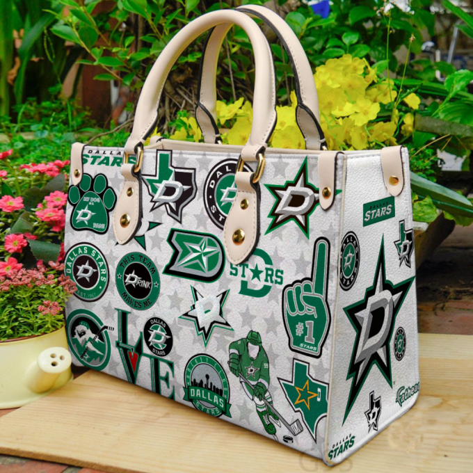 Dallas Stars Leather Bag For Women Gift 2