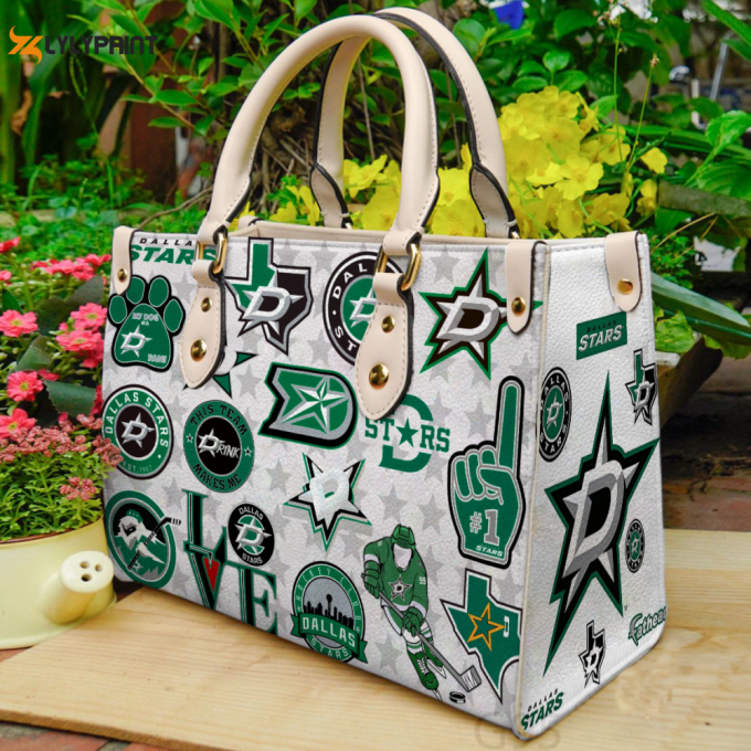 Dallas Stars Leather Bag For Women Gift 1