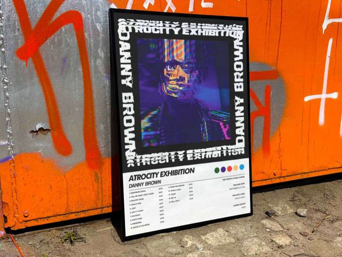 Danny Brown &Quot;Atrocity Exhibition&Quot; Album Cover Poster #6 2