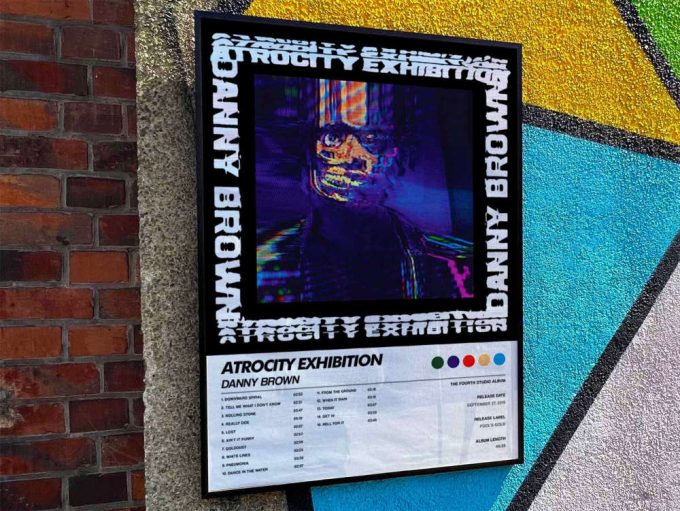 Danny Brown &Quot;Atrocity Exhibition&Quot; Album Cover Poster #6 3