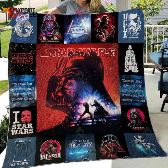 Darth Vader Quilt Blanket For Fans Home Decor Gift 1
