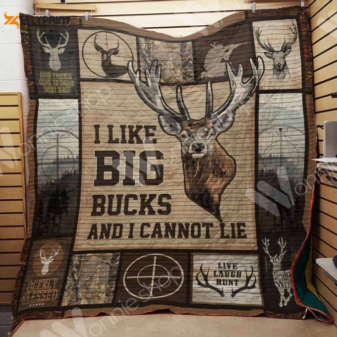 Deer Hunting 3D Customized Quilt Blanket For Fans Home Decor Gift 1