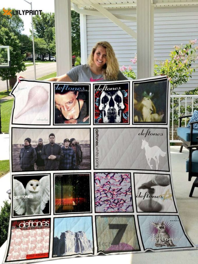 Deftones 1 Quilt Blanket For Fans Home Decor Gift 1