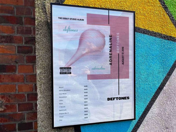 Deftones &Quot;Adrenaline&Quot; Album Cover Poster #3 2