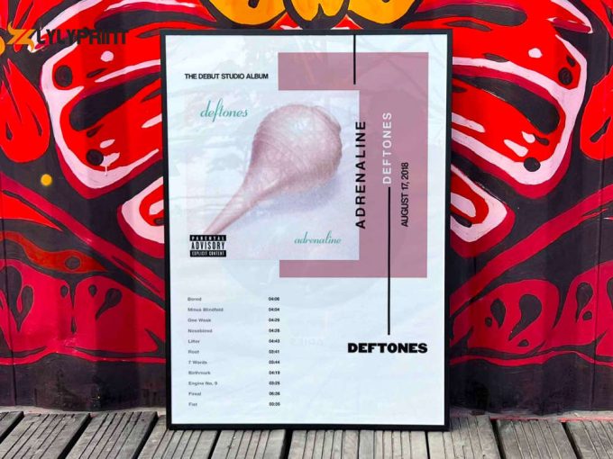 Deftones &Amp;Quot;Adrenaline&Amp;Quot; Album Cover Poster #3 1