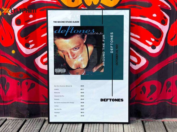 Deftones &Amp;Quot;Around The Fur&Amp;Quot; Album Cover Poster #3 1