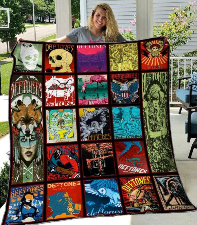 Deftones Quilt Blanket For Fans Home Decor Gift 2