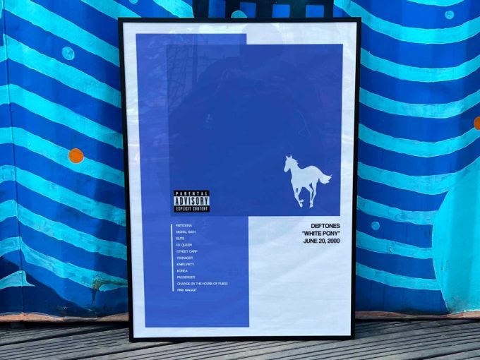 Deftones &Quot;White Pony&Quot; Album Cover Poster #1 3