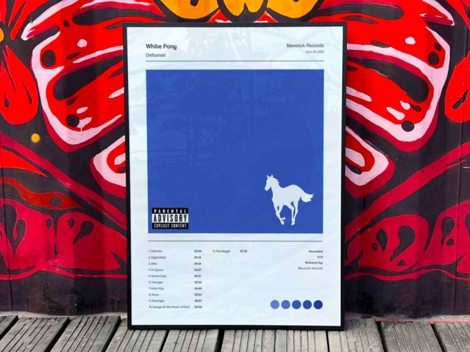 Deftones &Quot;White Pony&Quot; Album Cover Poster #5 3