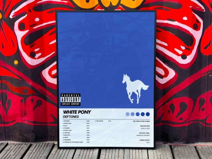 Deftones &Quot;White Pony&Quot; Album Cover Poster For Home Room Decor #6 3