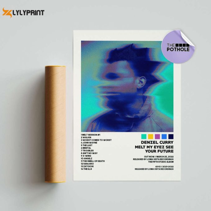 Denzel Curry Posters / Melt My Eyez, See Your Future Poster / Album Cover Poster / Poster Print Wall Art / Custom Poster / Home Decor 1
