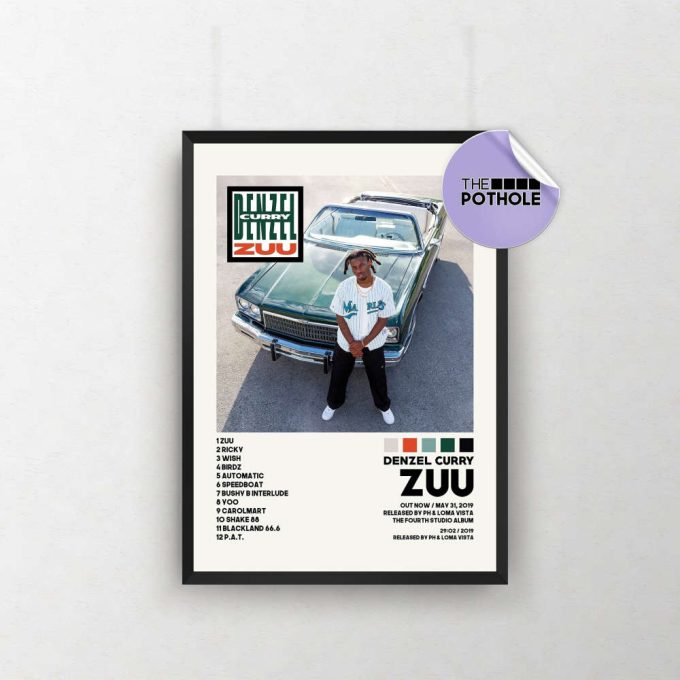 Denzel Curry Posters / Zuu Poster / Album Cover Poster / Poster Print Wall Art / Custom Poster / Home Decor, Denzel Curry, Zuu 2