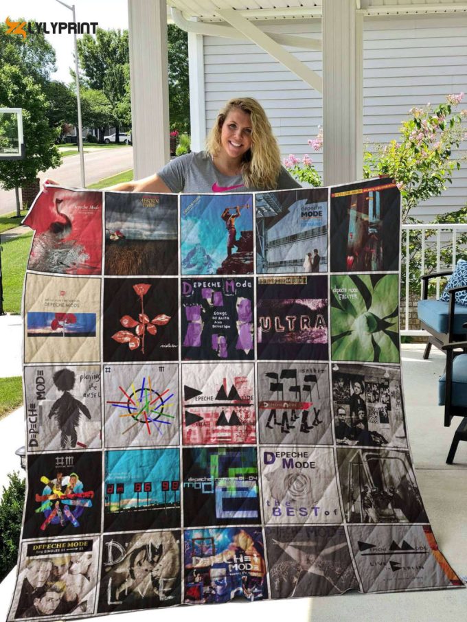 Depeche Mode Quilt Blanket For Fans Home Decor Gift 1