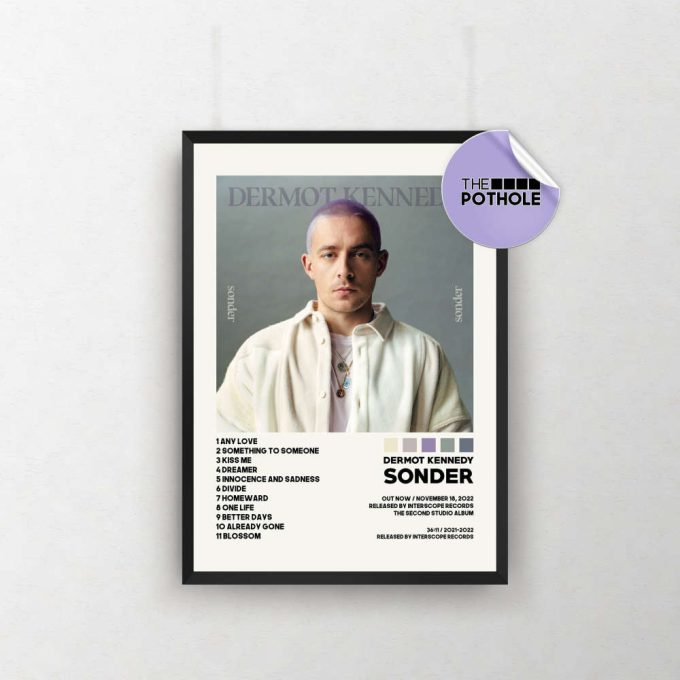 Dermot Kennedy Posters / Sonder Poster / Dermot Kennedy, Sonder, Album Cover Poster / Poster Print Wall Art, Custom Poster 2