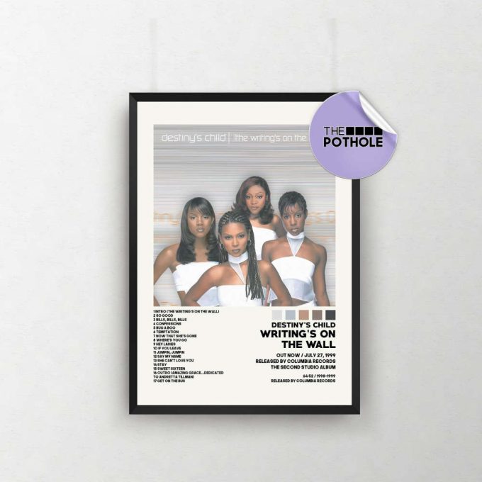 Destiny’s Child Posters / Writing’s On The Wall Poster, Album Cover Poster, Poster Print Wall Art, Destiny’s Child 2