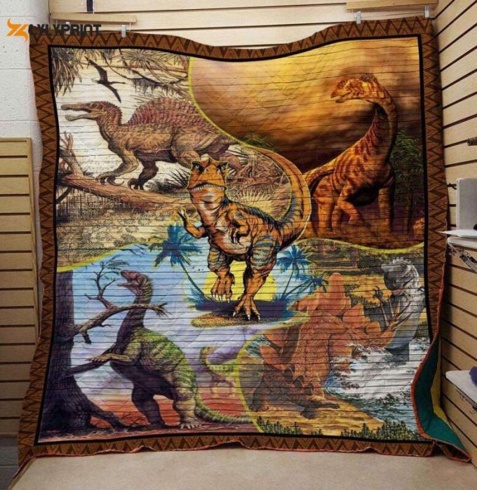 Dinosaur Huge 3D Customized Quilt 1