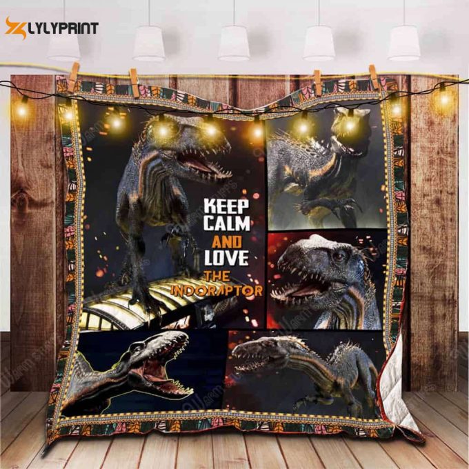 Dinosaur Indoraptor 3D Customized Quilt Blanket For Fans Home Decor Gift 1