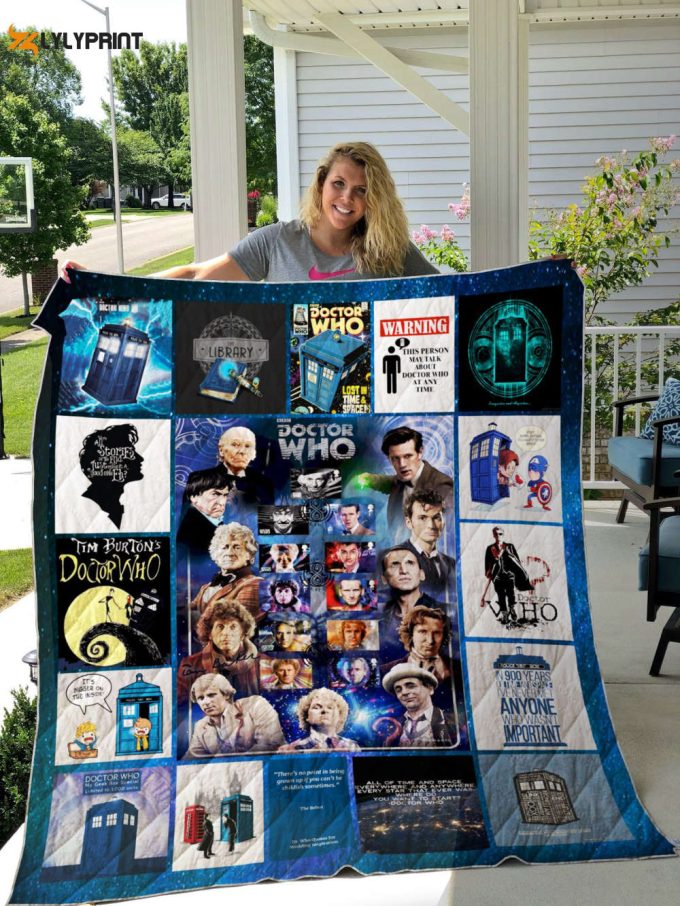 Doctor Who Quilt Blanket For Fans Home Decor Gift 1