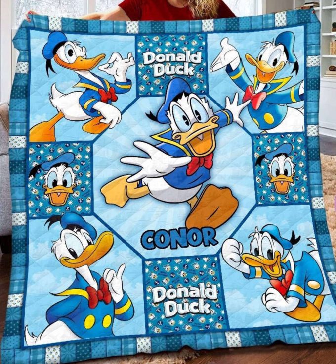 Donald Duck 1 Quilt Blanket For Fans Home Decor Gift 3