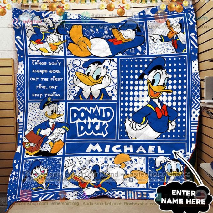 Donald Duck Quilt Blanket For Fans Home Decor Gift 2