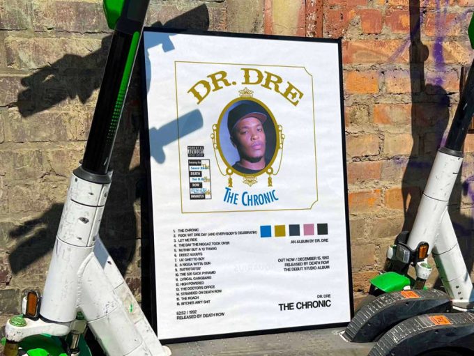 Dr Dre &Quot;The Chronic&Quot; Album Cover Poster #2 2