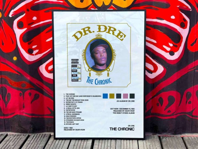 Dr Dre &Quot;The Chronic&Quot; Album Cover Poster #2 3