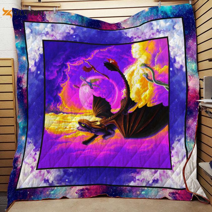 Dragon 3D Customized Quilt Blanket For Fans Home Decor Gift 1
