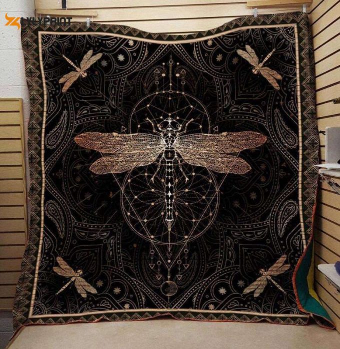Dragonfly 3D Customized Quilt 1