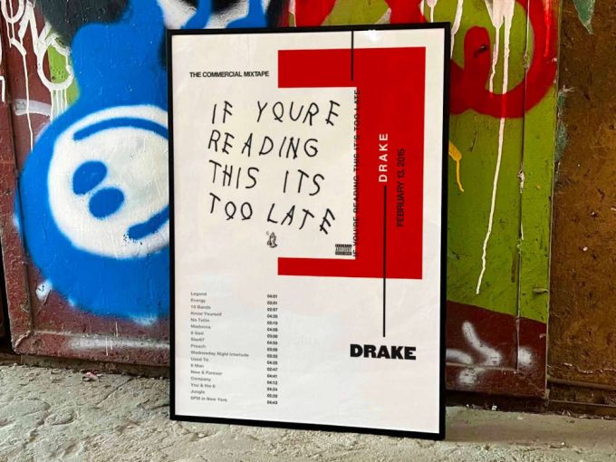 Drake &Quot;If You&Quot;Re Reading This It&Quot;S To Late&Quot; / Album Cover Poster 6