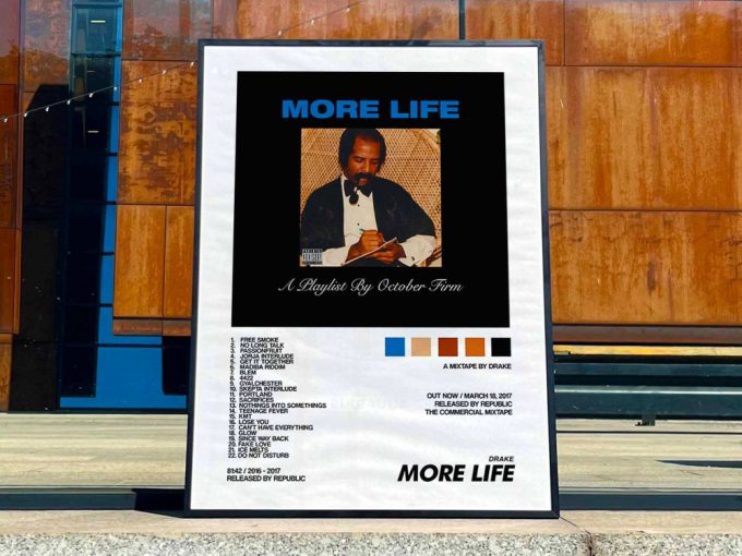 Drake &Quot;More Life&Quot; Album Cover Poster For Home Room Decor 2